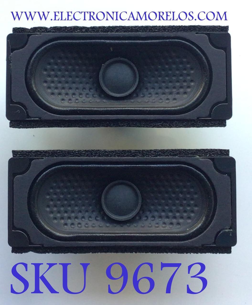 KIT DE BOCINAS PARA TV LG ( 2 PZ ) / NUMERO DE PARTE EAB64048403 / N2B05D  / N2B05D / 6Ω 5/7W / MODELO 27LQ625S-PU.BUSLNRM